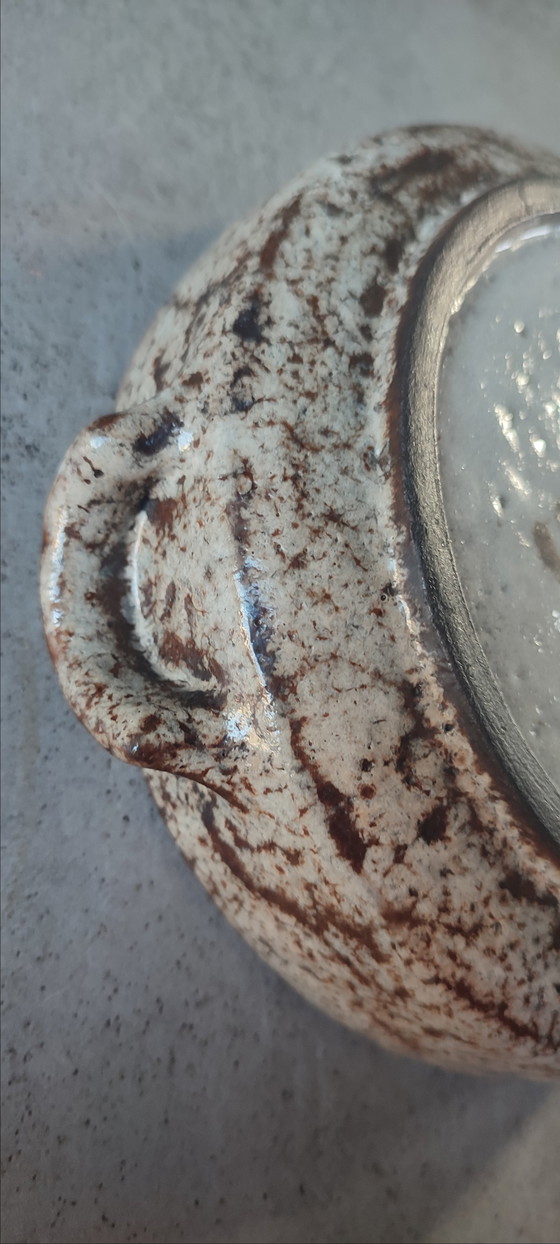 Image 1 of Ceramic bowl by Gustave Reynaud, Le Mûrier workshop, Vallauris