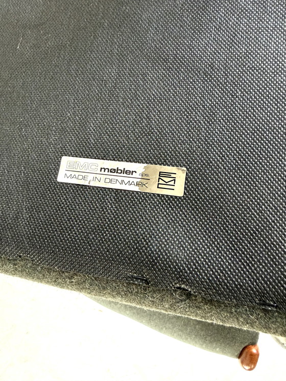 Image 1 of 4x gerestaureerde eetkamerstoel, EMC Møbler ‘80