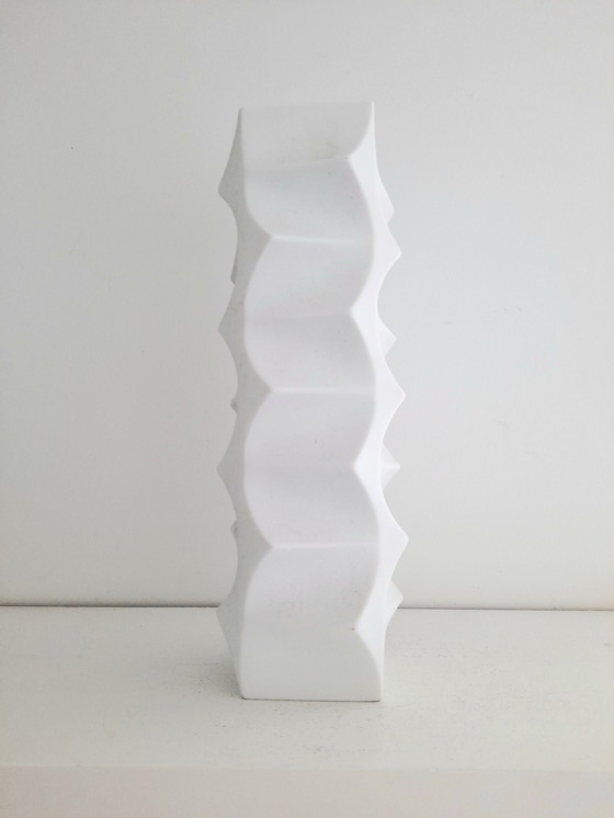 Image 1 of Vase op art Heinrich Fuchs pour Hutschenreuther 60s