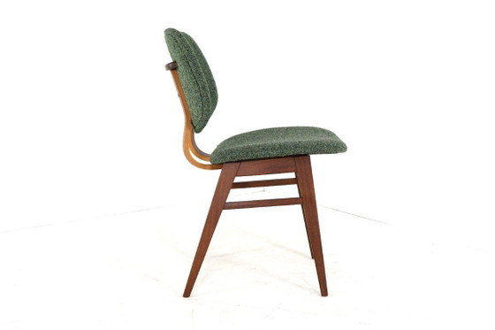 Image 1 of Ensemble de 6 chaises de salle à manger hollandaises « Zegge » vintage rembourrées