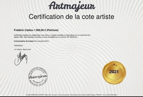 Image 1 of Huile sur toile au format 30x24cm. Non encadrée. 