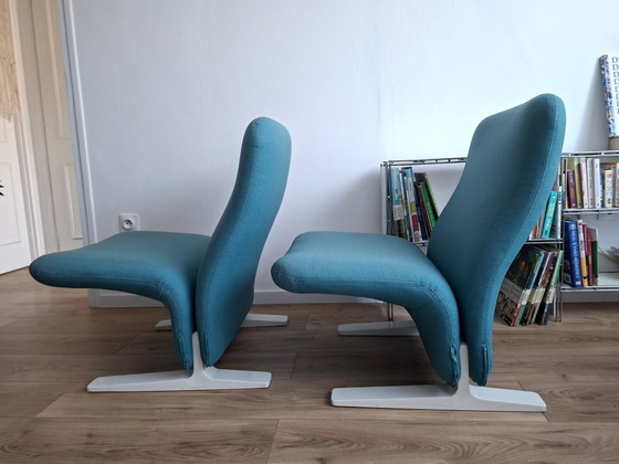 Image 1 of 2 Concorde armchairs by Pierre Paulin