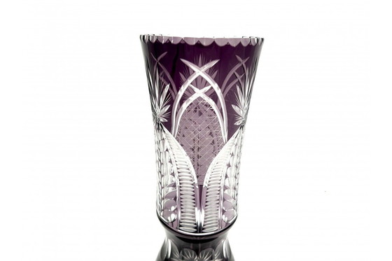 Image 1 of Große Kristallvase, Polen, 1960er Jahre