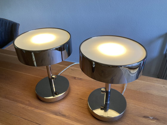 Image 1 of 2x moderne tafellamp met dimmer