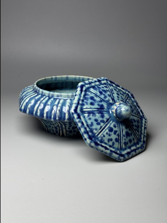 Bonbonnière Art Déco — Faïencerie de Thulin, Belgio – Oggetti decorativi, Ceramic (photo 4 of 12)