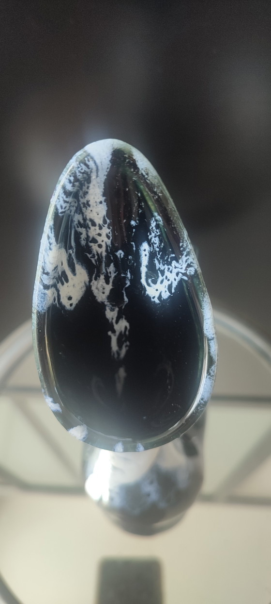 Image 1 of Sculptural ceramic vase Alpho (Alphonse Mouton) 24 cm