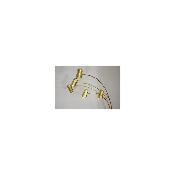 Image 1 of Vintage brass floor lamp, 1970s