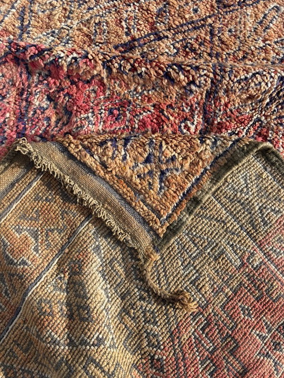 Image 1 of Vintage Moroccan Boujad Rug 200 x 350 cm – Rare Collector’s Piece – Handwoven Wool Carpet – Perfect Condition