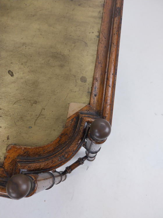 Image 1 of 1 x tavolino in bambù finto italiano 1970s piano in rame