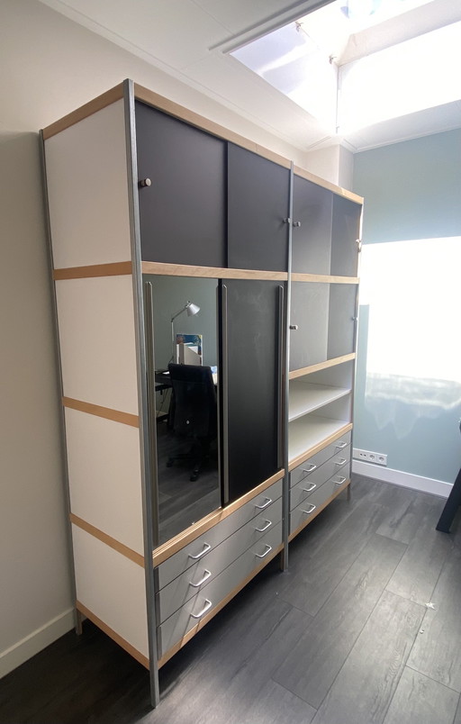 Kewlox Armoire à 6 tiroirs et miroir