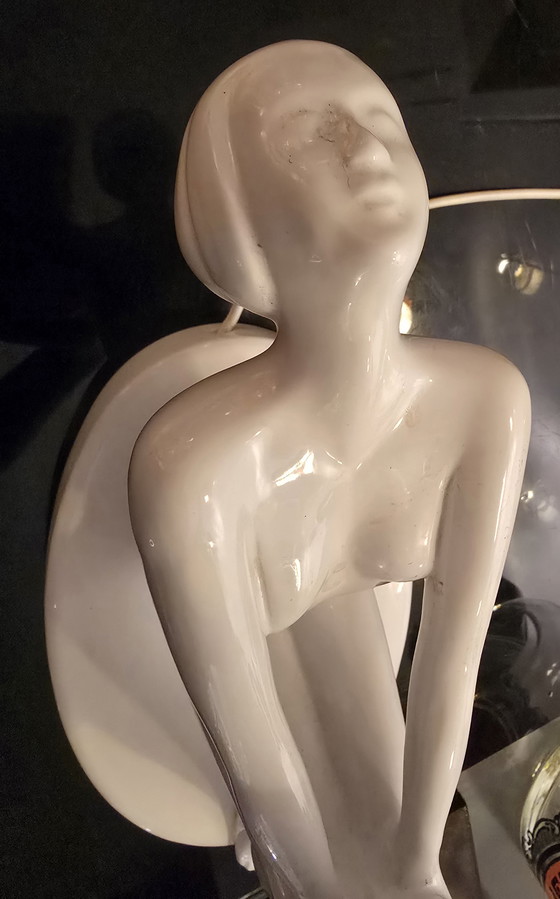 Image 1 of Lampe de table style Art déco des années 1980