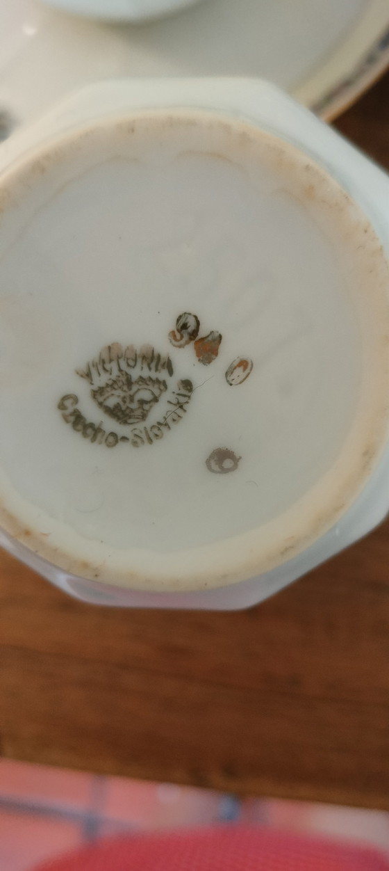 Image 1 of Servizio da caffè Victoria Schmidt M94-1213 Cecoslovacchia 1930-1945