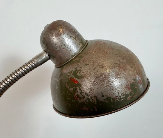 Image 1 of Industrial Workshop Gooseneck Table Lamp, 1960s