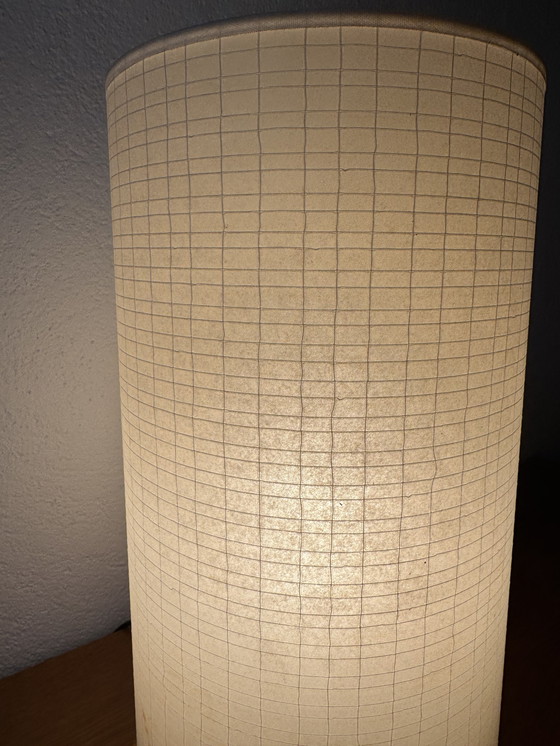 Image 1 of Lampada di carta cilindrica SCE anni '80