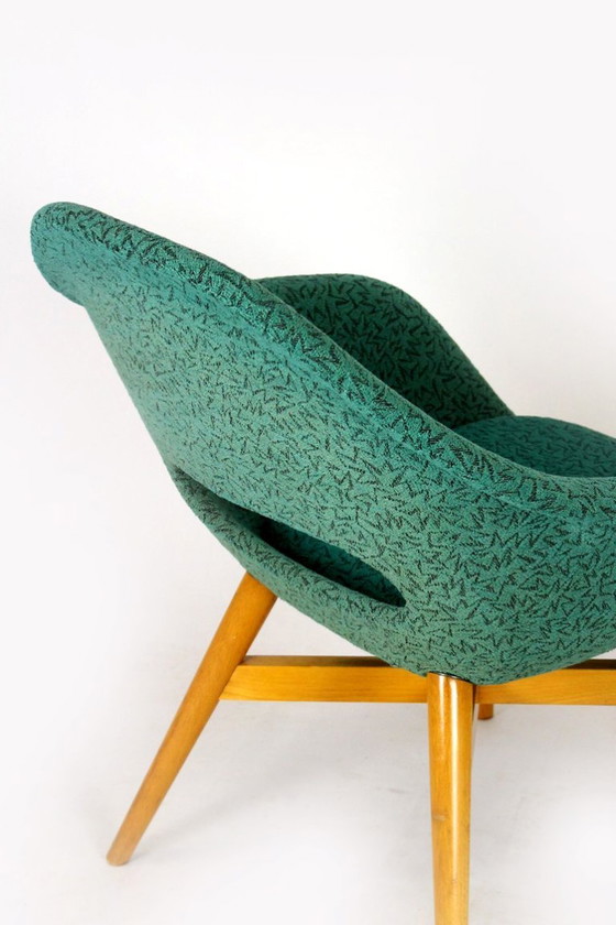 Armchairs by Miroslav Navratil for Tatra Nábytok, 1960s, Set of 2 – Textile, Wood (photo 12 of 22)