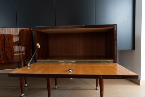 Image 1 of kast, Bed & Nachtkastjes, Vintage Mid-Century Slaapkamerset