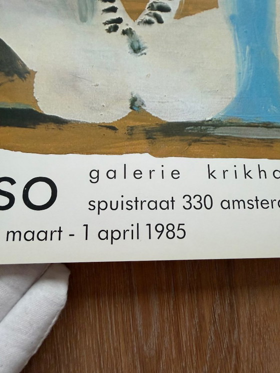 Image 1 of Pablo Picasso  (1881-1973), Femme accroupie 1969, copyright Pablo Picasso c/o Beeldrecht Amsterdam 1985, Printed in Holland