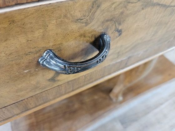 Image 1 of Art-Deco-Schminktisch mit großem Spiegel