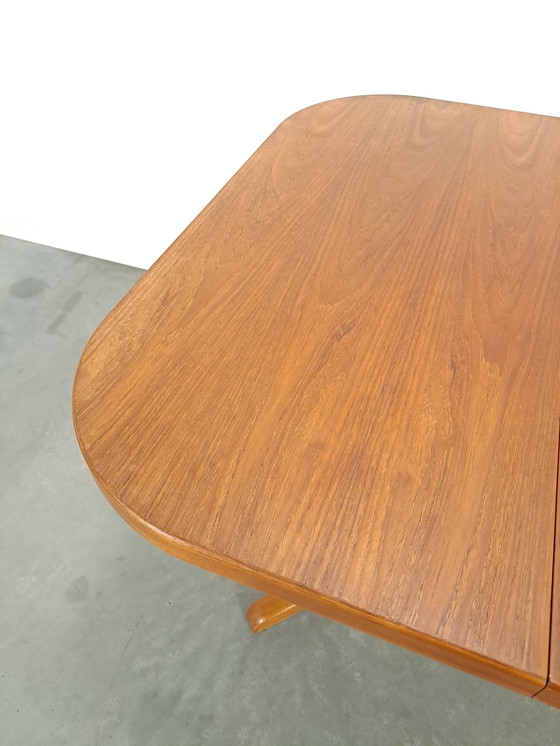 Image 1 of Teak Hout Uitschuifbare Eettafel Vintage Tafel