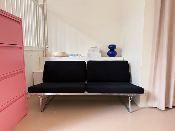 Divano 'Moment' Vintage Nero Niels Gammelgaard Ikea Anni '80 – Divani 2 posti, Textile (photo 5 of 5)