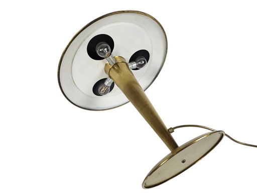 Egoluce - Oscar Torlasco - brass - table lamp - 1980s