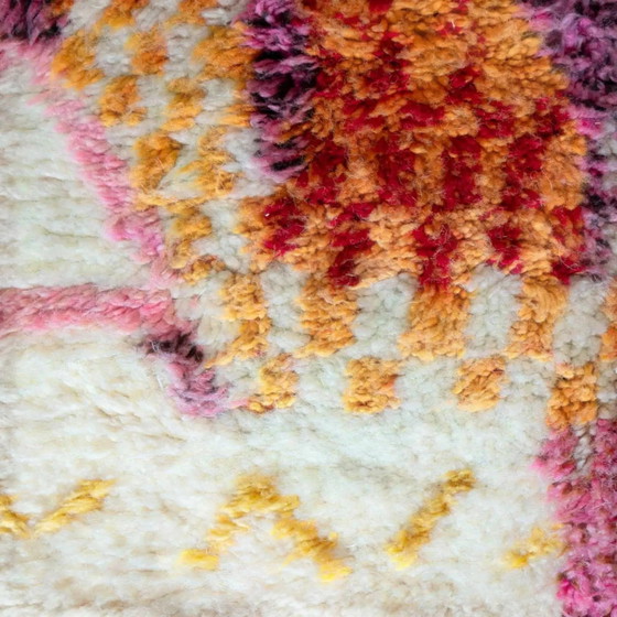 Handgefertigter marokkanischer Wollteppich, groß, 250x150 cm, handgefertigt. – Teppiche & Läufer, Wool (photo 2 of 5)