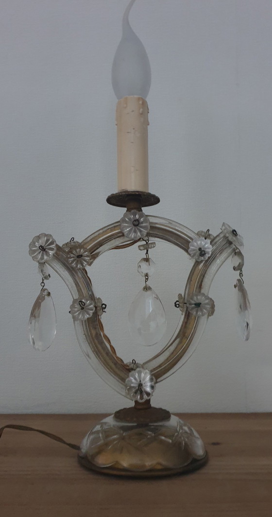 Image 1 of Crystal table lamp Maria Theresa