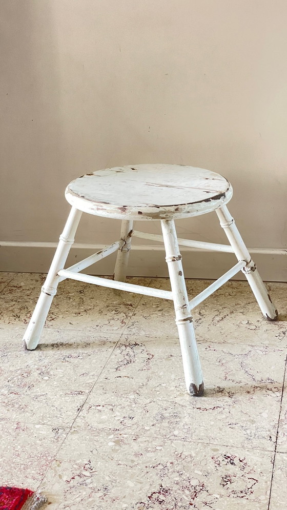 Image 1 of Antiek Bamboe Krukje