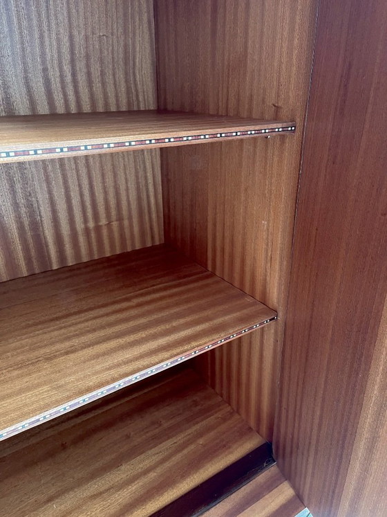 Image 1 of Buffet haut vintage en teck et palissandre, années 1960, design danois