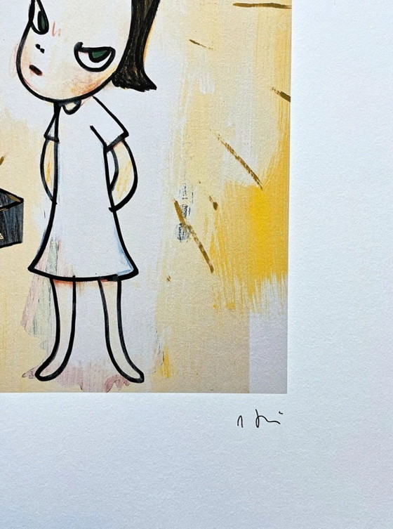 Image 1 of D'après Nara Yoshitomo, Fille à l'arbre, années 1990, lithographie en édition limitée