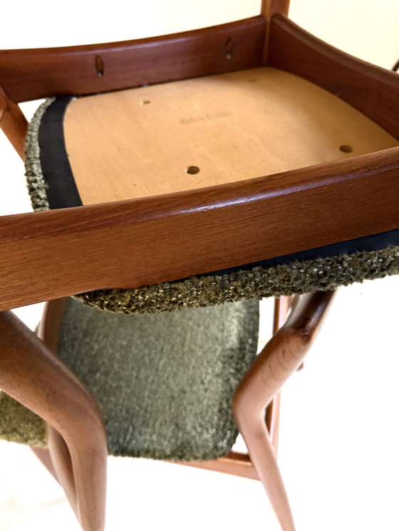 Image 1 of 4x restored dining room chair, Viborg Stolefabrik '60