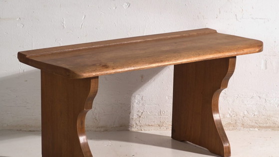 Banc d'orgue ancien en bois de chêne massif – Europe Centrale, circa 1940 – Rustic (photo 3 of 40)