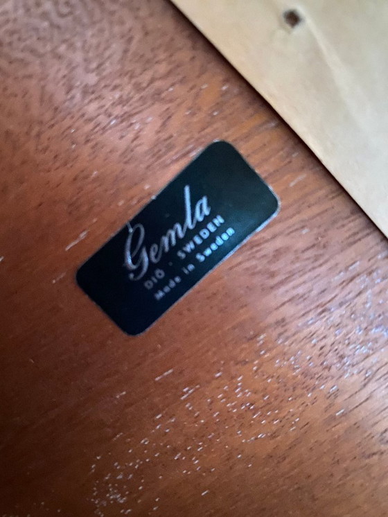 Image 1 of Scrivania svedese di metà secolo in legno di teak