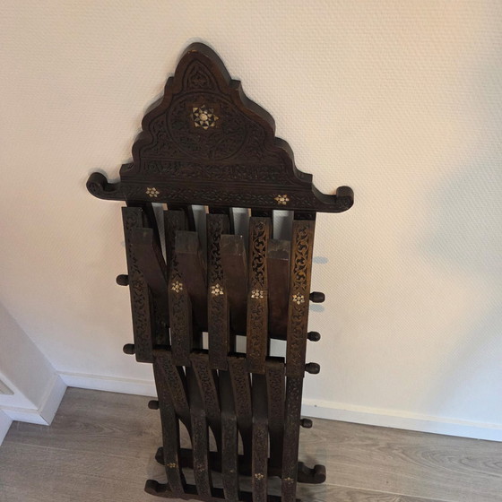 Sedia pieghevole antica, Sedie pieghevoli, Legno, Marrone (foto 6 di 14)