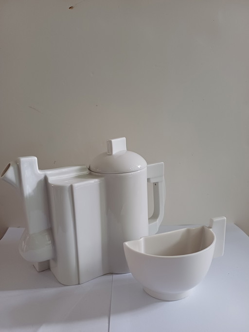 Suprematist Kasimir Malevich Teapot and teacup