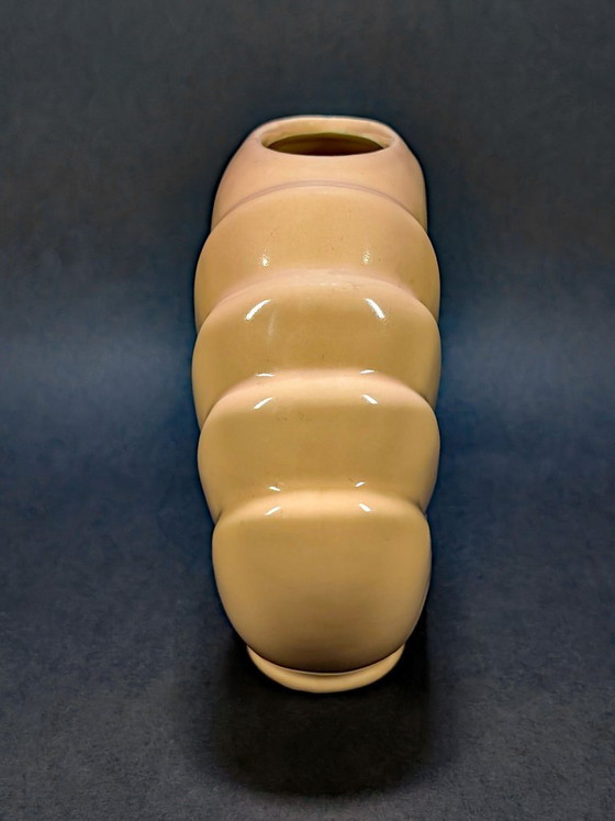 Image 1 of Vintage Italian Soliflore Vase in Ceramic - Art Deco 80's