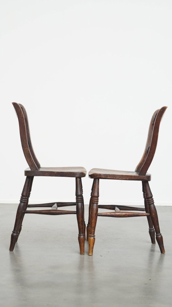 Image 1 of 12 x Antiker englischer Oxford Ess-/Küchenstuhl