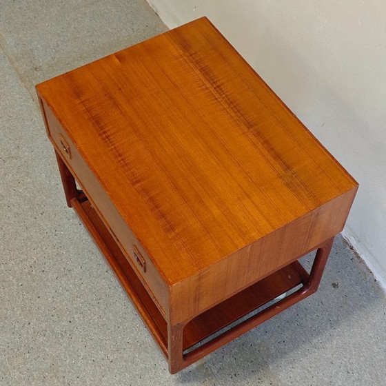 Image 1 of Vintage bijzettafel teak Brouer Møbelfabrik