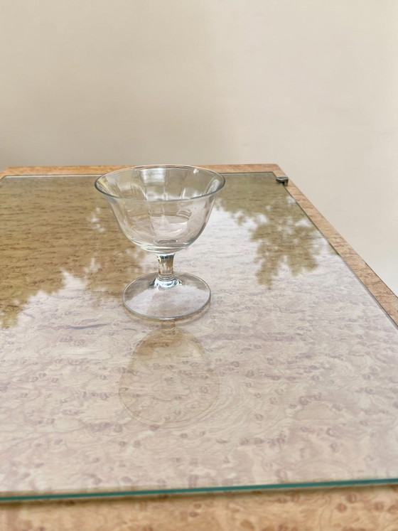 Image 1 of Raro mueble bar transformable/barra seca, Alemania circa 1950, con madera de arce ojo de pájaro y herrajes originales.
