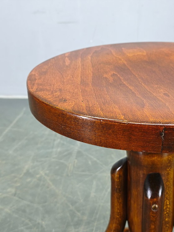Image 1 of Bentwood Swivel Piano Stool Tatra Nabytok, Czechoslovakia 1940s