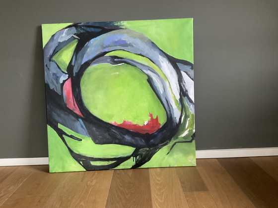 Image 1 of Abstract schilderij van Monique Tulp