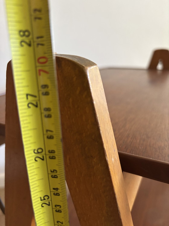 Image 1 of Vintage Scandinavische Opklapbare Serveerwagen Jaren 60/70 M