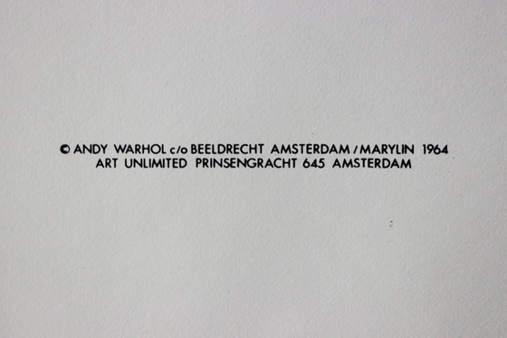 Image 1 of Plakatausstellung Andy Warhol, 70er Jahre