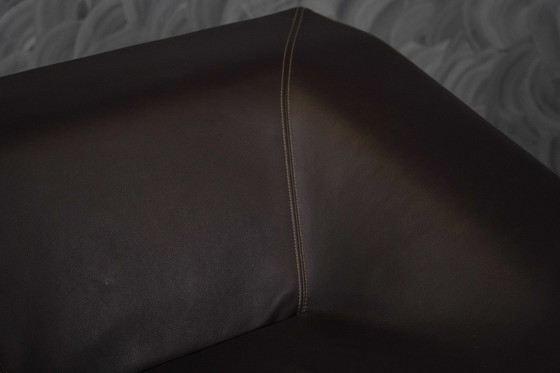 Image 1 of Ensemble en cuir Malmo et pouf Fjord de Patricia Urquiola pour Moroso, Italie, années 2000