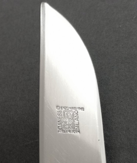 Image 1 of Enzo Mari ouvre-lettres moderniste pour Danese Milano Italia 1962