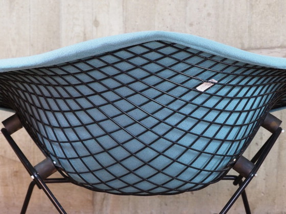 Image 1 of Knoll Int. Bertoia Diamond Chair 422 in nero e Vollpolster