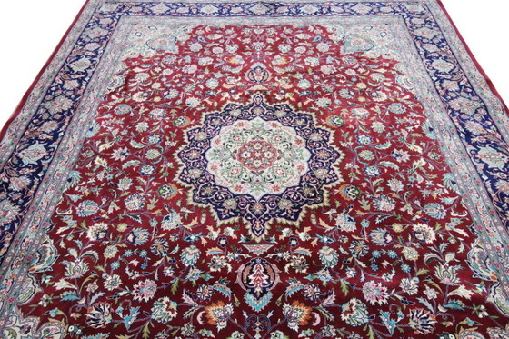 Image 1 of Diseño original chino antiguo de Isfahán anudado a mano, 300 x 240 cm, en excelente estado