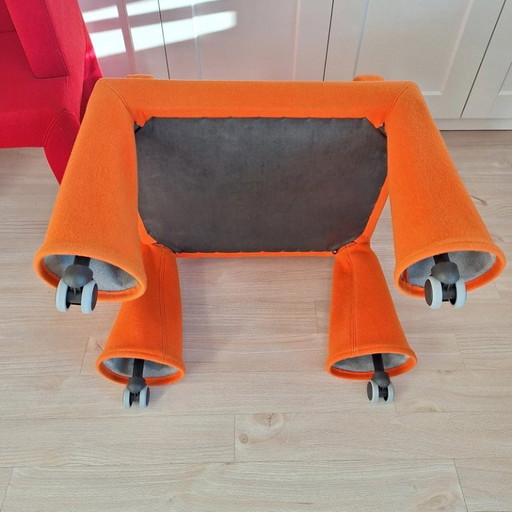 Marcel Wanders Moooi VIP chair, design stoel oranje