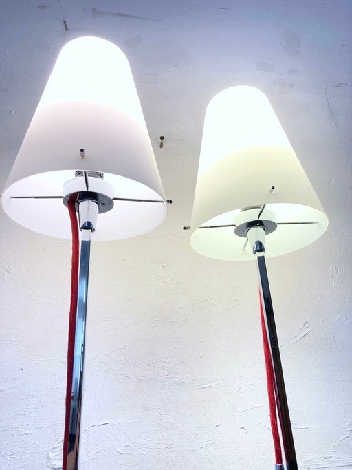 2 postmoderne vloerlampen Nemo Terra Design Hannes Wettstein jaren 90