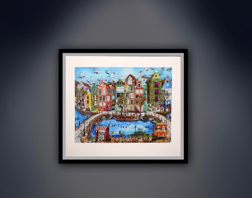 Linnea Pergola: "Amsterdam, 2019."  Giclee, hand-signed and signed with E.A.
